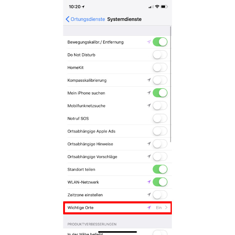 Apple Ios So Ruft Ihr Die Versteckte Standortkarte Auf Dem Iphone