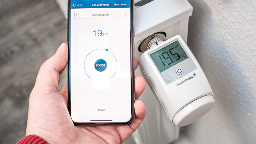 Homematic IP Heizkörperthermostat im Test: Daten und Energie sparen ...