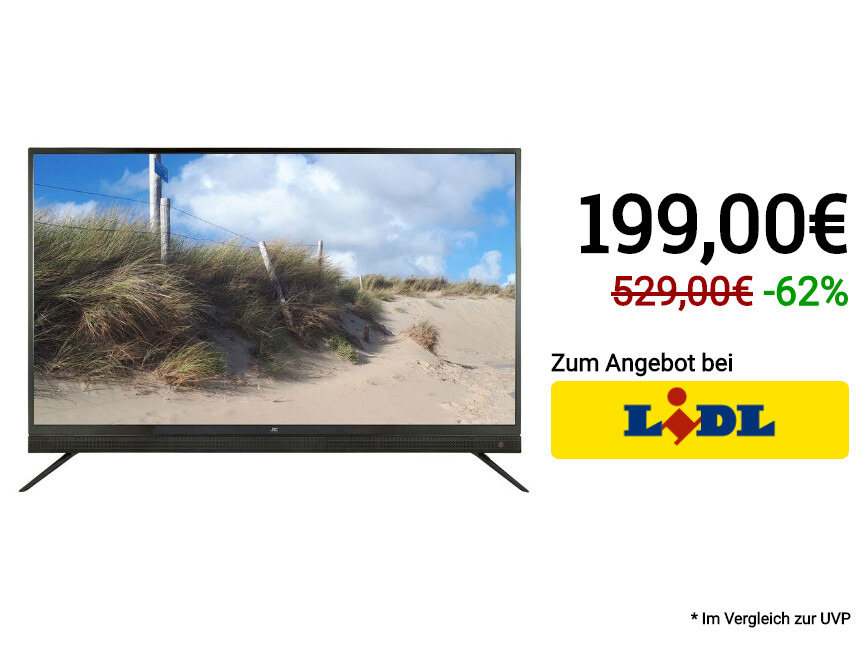 4KTV unter 200 Euro Lidl dreht zum Black Friday an der Preisschraube