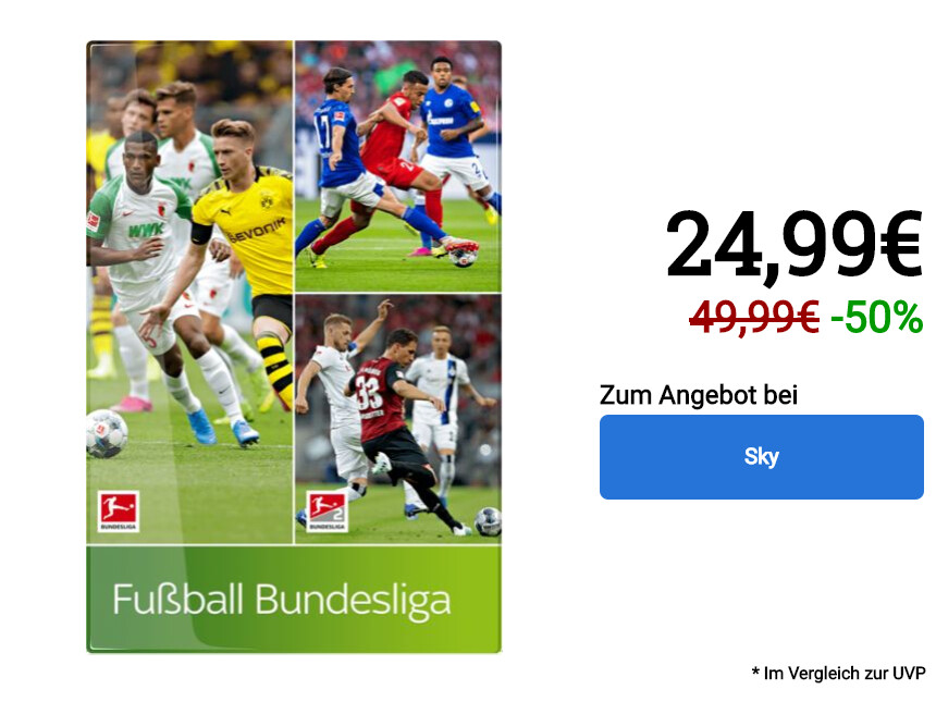 Angebot Sky Bundesliga Angebot Sky Bundesliga