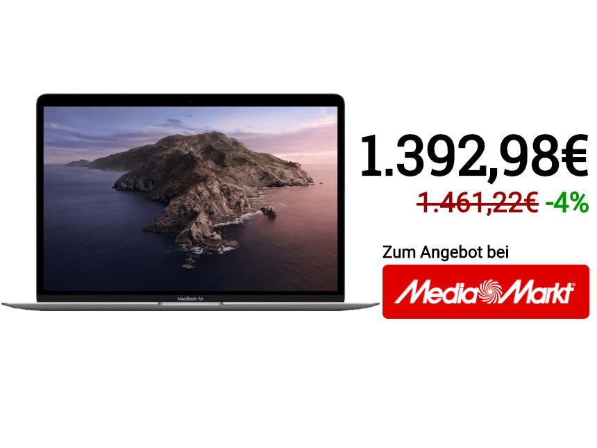 Media Markt 120 Minuten Deal MacBook Air und MacBook Pro stark