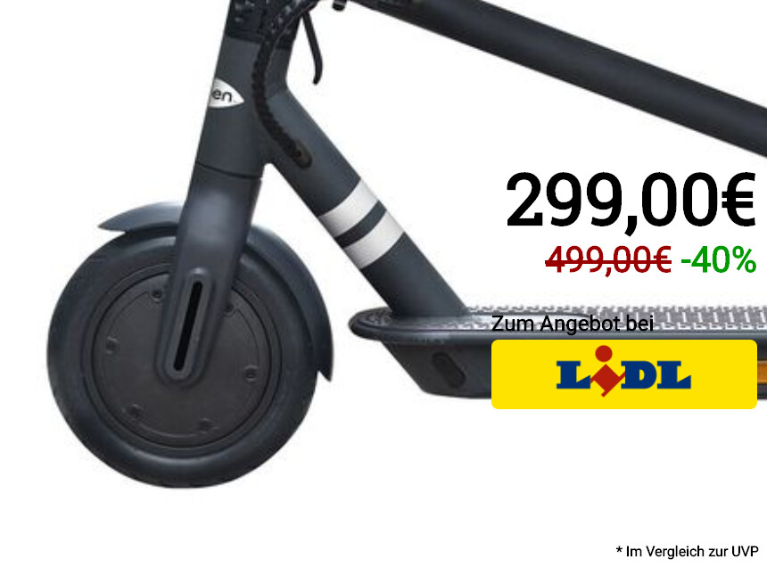 E-Scooter bei Lidl: Im Rahmen der Deal Days günstig wie nie - NETZWELT