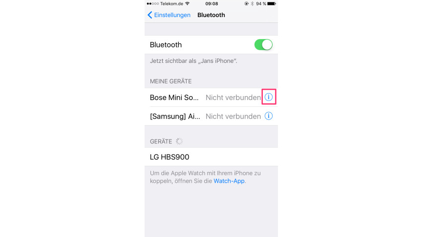 Bluetooth iOS 55