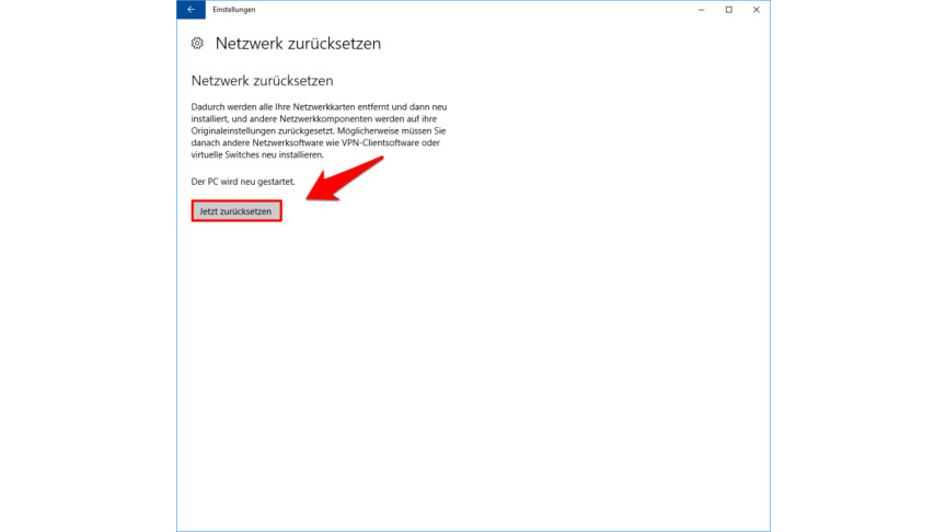 Windows 10: So setzt ihr die Netzwerkeinstellungen bei ...