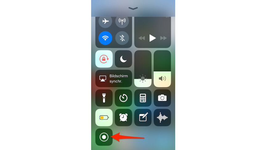 iOS 11 - Grabación de pantalla