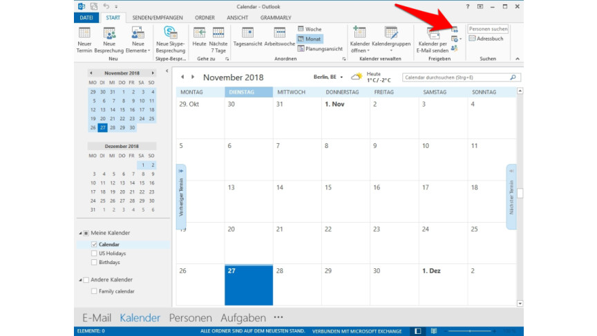 01.1 Outlook - compartir calendario