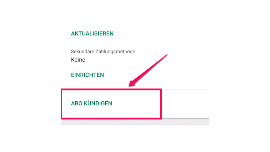 Google Play Store Abo Kündigen