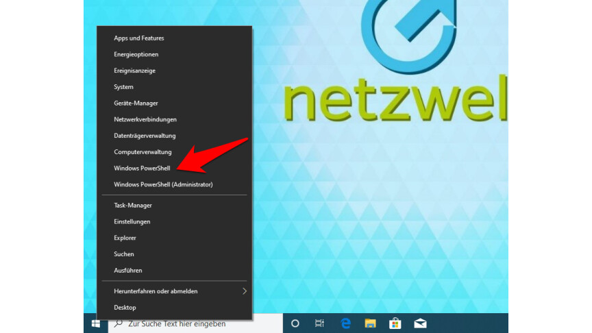 02.1 Windows 10 - PowerShell starten