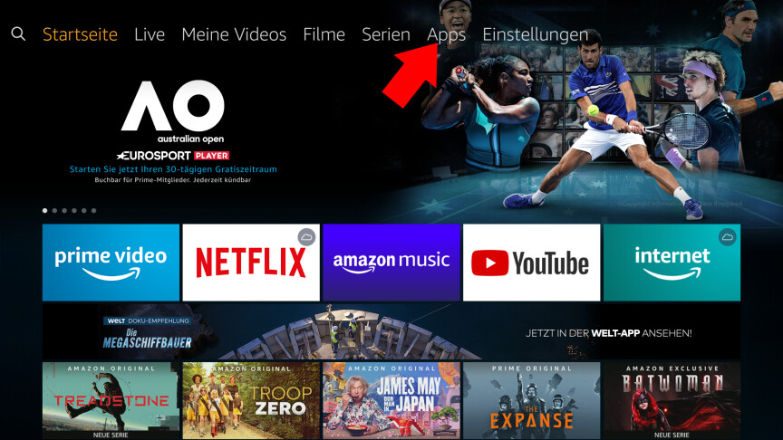 Fire TV Stick So Installiert Ihr Apps Auf Eurem Streaming Stick NETZWELT