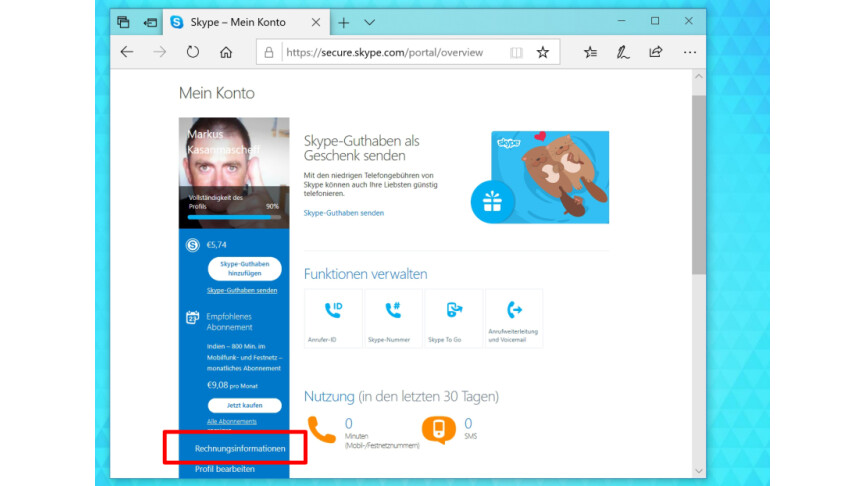 Skype: Guthaben auszahlen lassen - So geht´s | NETZWELT