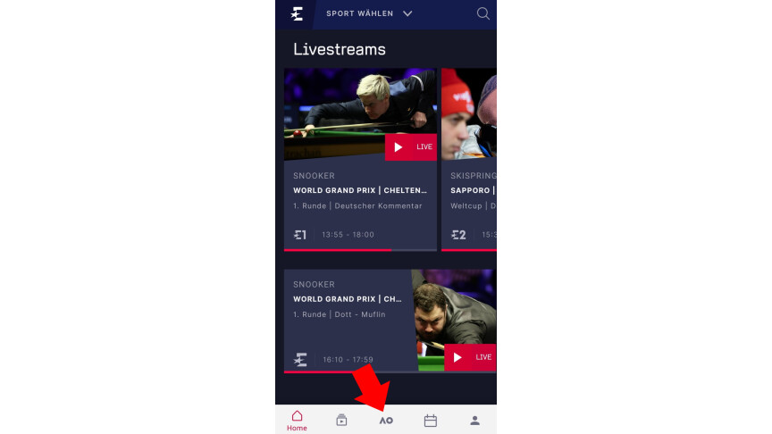 Eurosport Player Programm Eurosport Player Programm