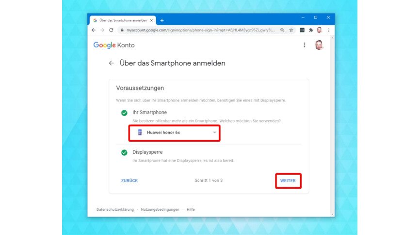 Login mit Google Prompts: Über das Smartphone bei Google anmelden