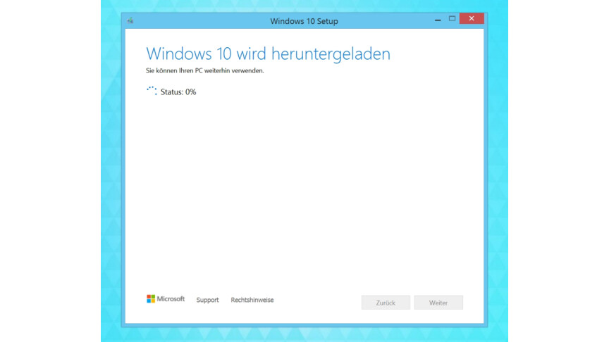 04 Media Creation Tool für Windows 10 - Windows 10 wird herunterladen