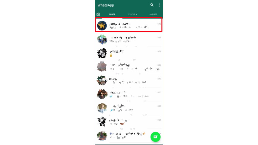 01 WhatsApp - Chat öffnen