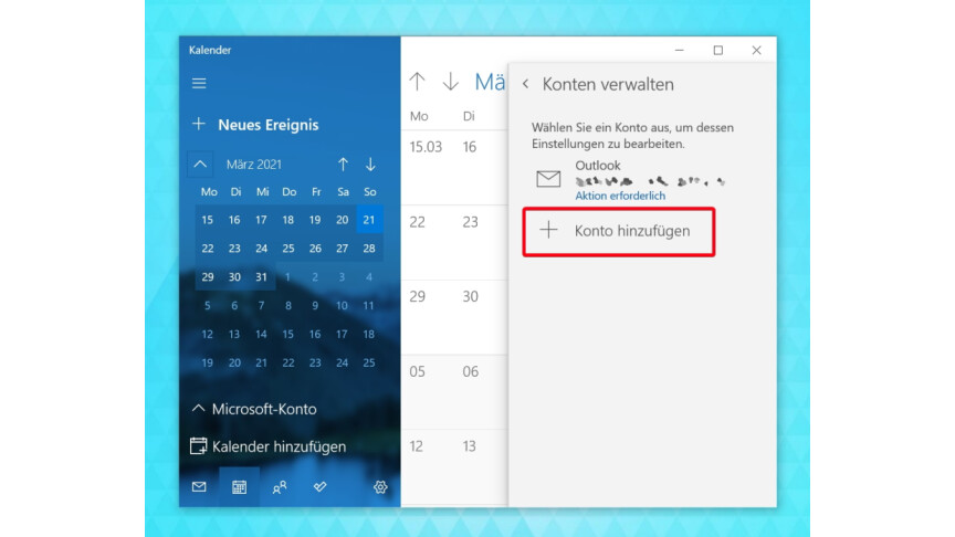 Windows 10 und Windows 11: Google Kalender synchronisieren und nutzen 