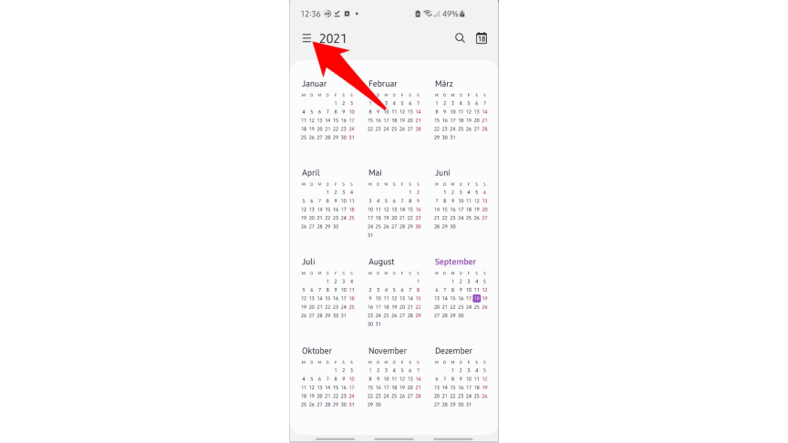 Samsung Kalender So Zeigt Euer Galaxy Handy Feiertage Und Ferien An