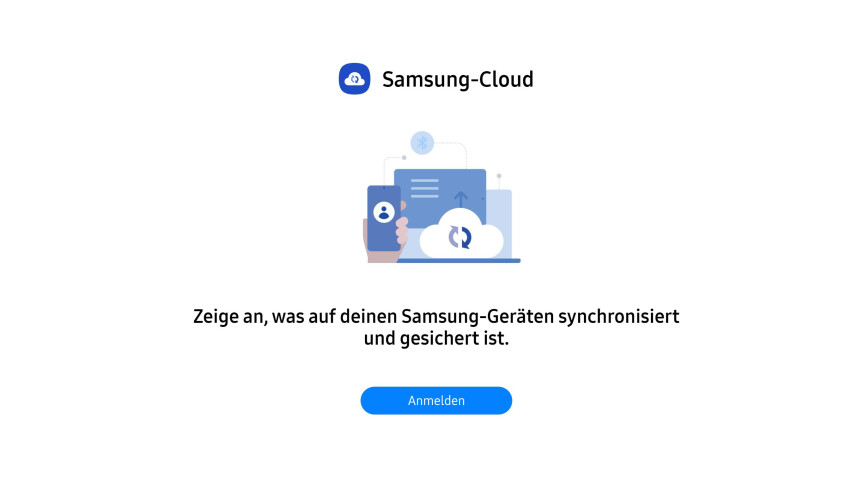 Samsung Cloud - Usar inicio de sesión