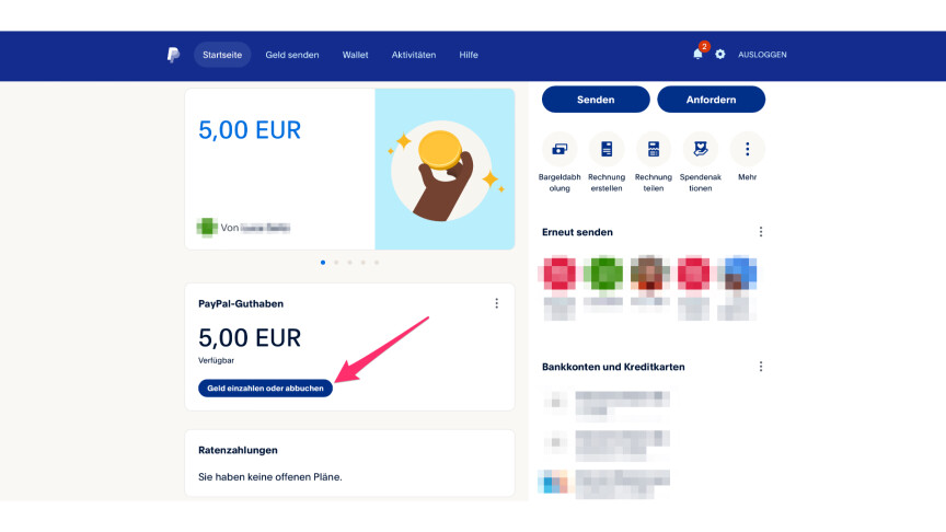 PayPal: So Könnt Ihr Geld Aufs Eigene Konto überweisen | NETZWELT