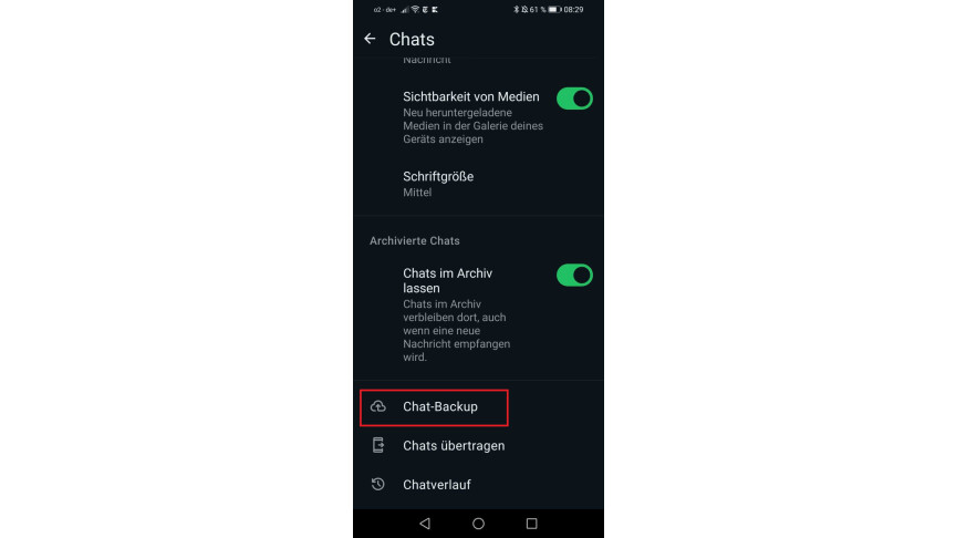 WhatsApp Backup Android