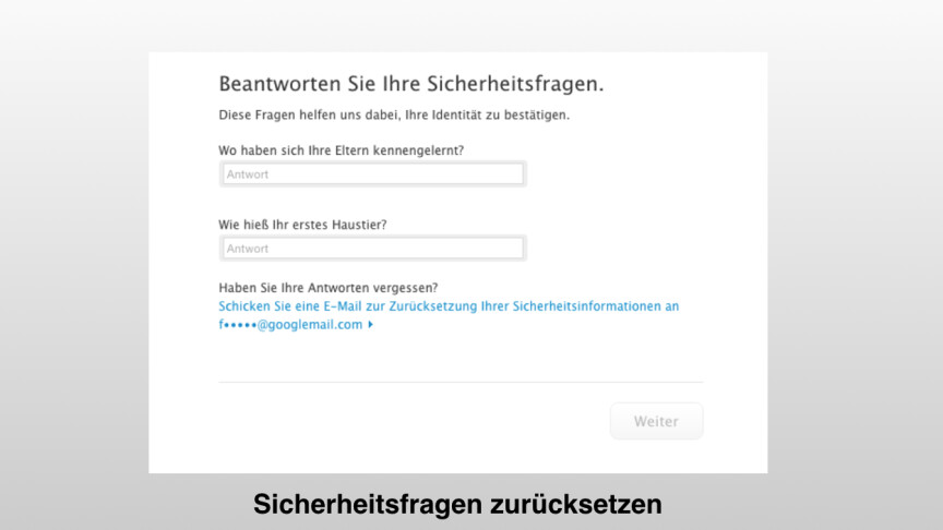 Apple Id Sicherheitsfragen Können Nicht Zurückgesetzt Werden Apple ID: Sicherheitsfrage vergessen - so ändert ihr sie | NETZWELT