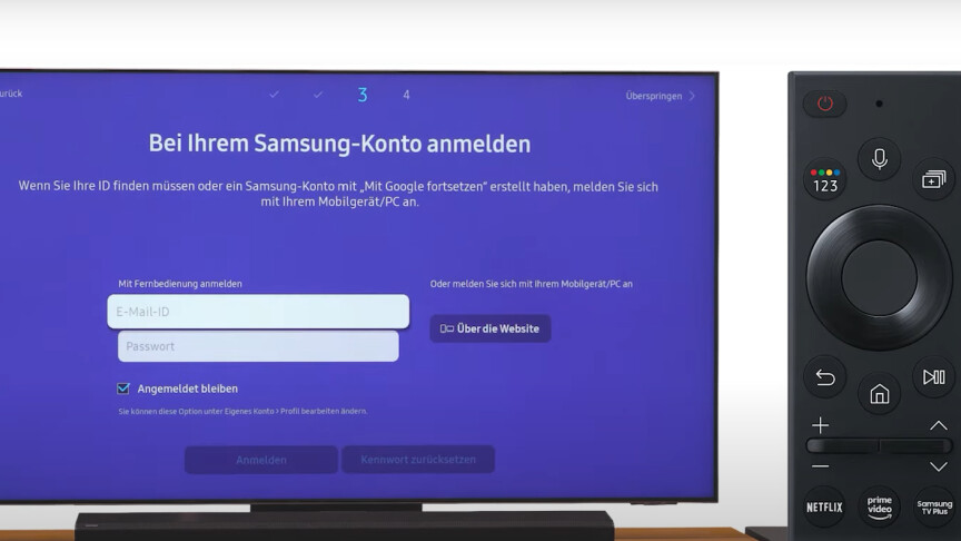 Samsung TV: establecer la configuración inicial 8