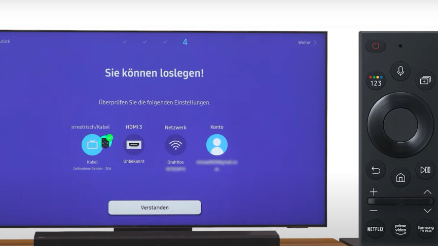 Samsung TV: establecer la configuración inicial 11