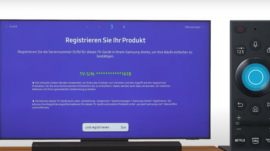 Téléviseur Samsung : configuration initiale 10