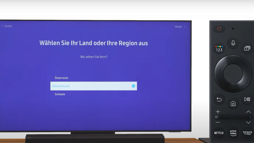Samsung TV : configuration de la configuration initiale 3