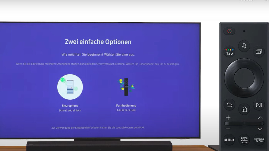 Samsung TV : configuration de la configuration initiale 2
