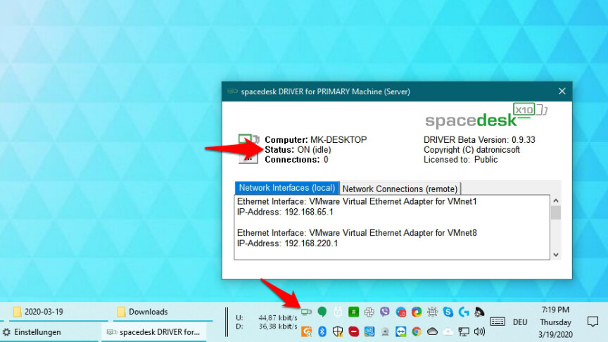 spacedesk viewer software