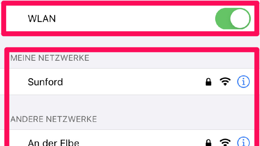 iPhone und iPad mit dem WLAN verbinden: So kommt ihr ins Internet ...