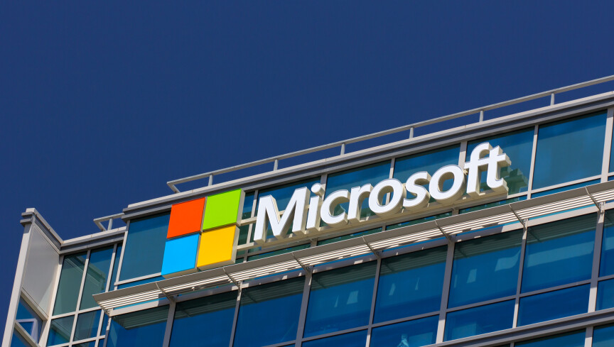 Casa del logotipo de Microsoft 