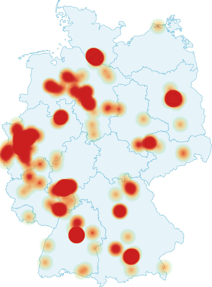 Vodafone fault map