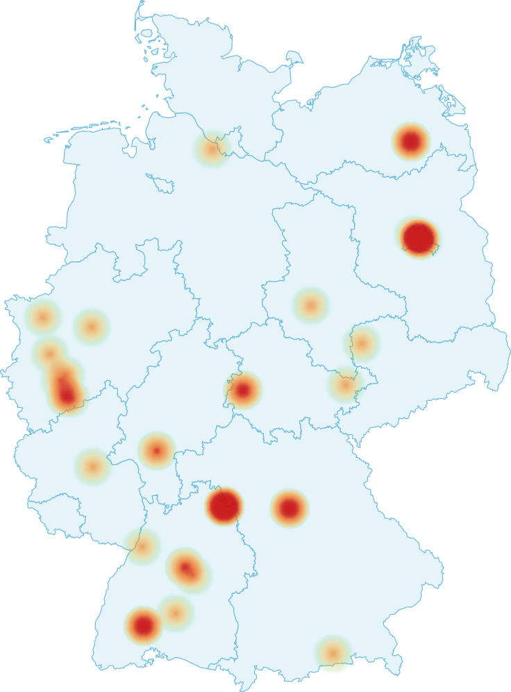 Freenet fault map