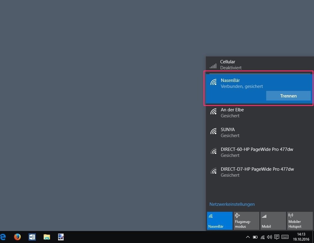 windows 10 wlan verbindung zurücksetzen