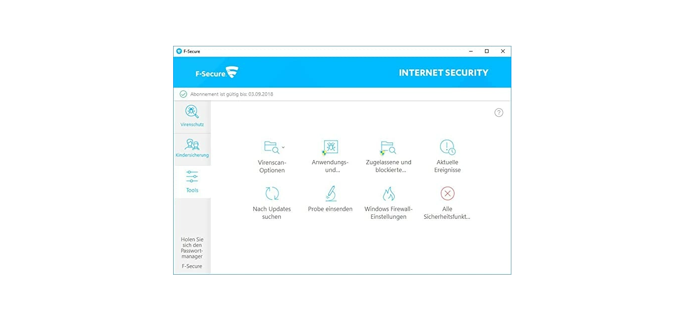 Blitzversand 1 Jahr F-Secure F-Secure Internet Security 2022-5 Geräte Download 