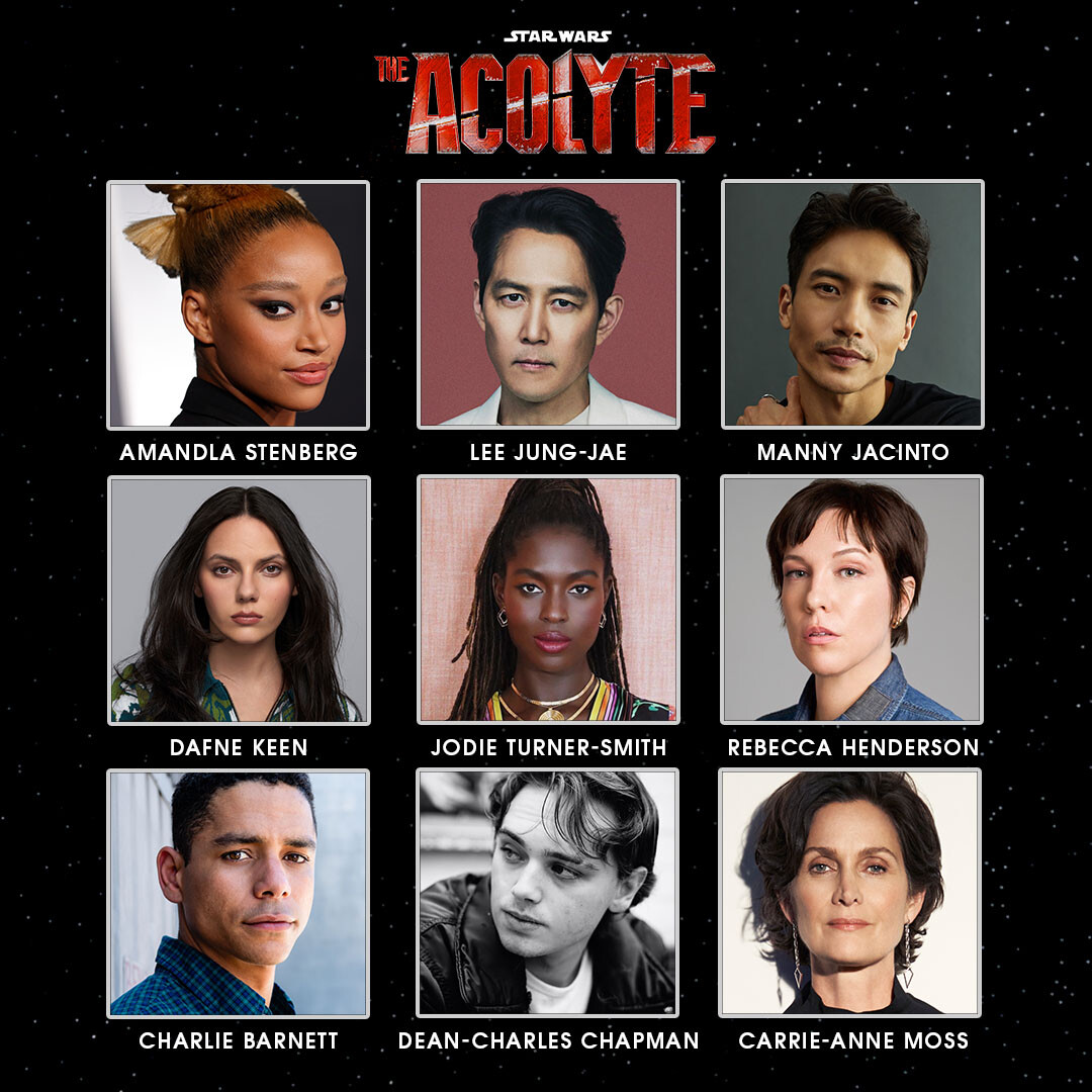 The Official Star Wars: Acolyte Cast