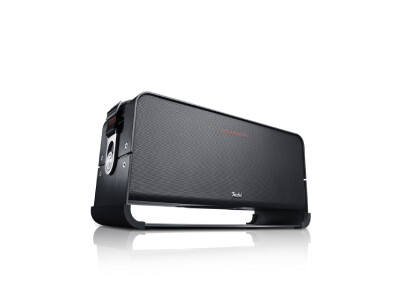 Teufel BOOMSTER Altoparlante Bluetooth Portatile, Sistema Stereo 2.1, Subwoofer, DAB+/FM, IPX5, Power Bank, 18h Di Autonomia, Nero