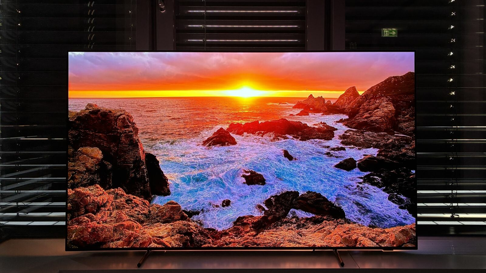 Wenn es sein muss, kann der Philips OLED950 extreme Helligkeit darstellen.